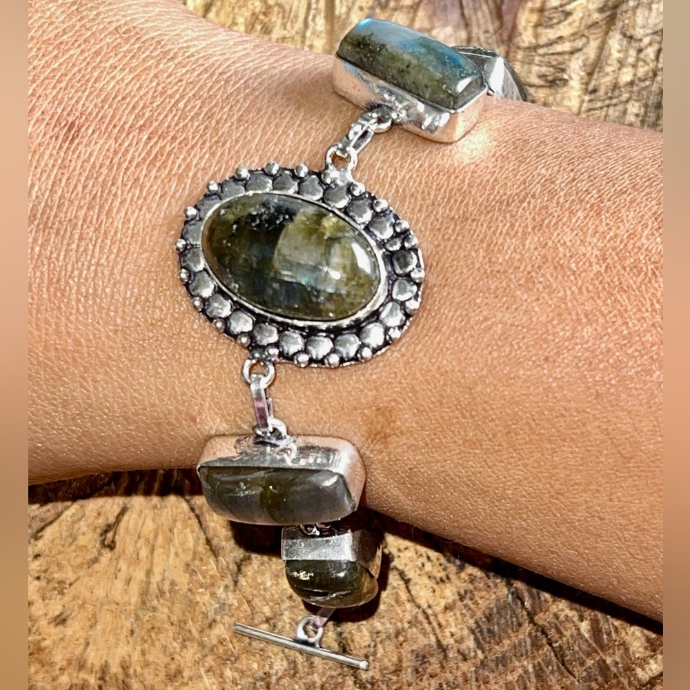 Labradorite Bracelet 6”- 7”